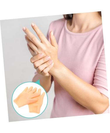 Healeved 2 Pairs Moisturizing Gloves Anti- Cracking Mitten Moisturizing Gel Mittens Exfoliate Glove Whitening Gloves Dry Skin Care Gloves Nourishing Grade Sebs Hand Cream Fingerless Women's - Buy Online on GoSupps.com