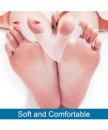 8 Bunion Cushion Protectors - Pain Relief & Corrector Pads for Hallux Valgus - Big Toe Bunion Shield & Toe Spreader - Buy Online on GoSupps.com