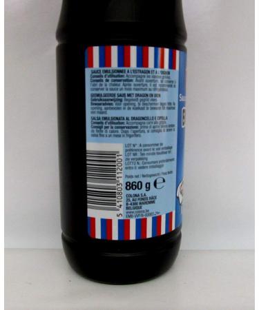 Colona B arnaise Sauce 860g - Authentic Belgian Flavor for Gourmet Cooking - Shop Internationally - Buy Online on GoSupps.com