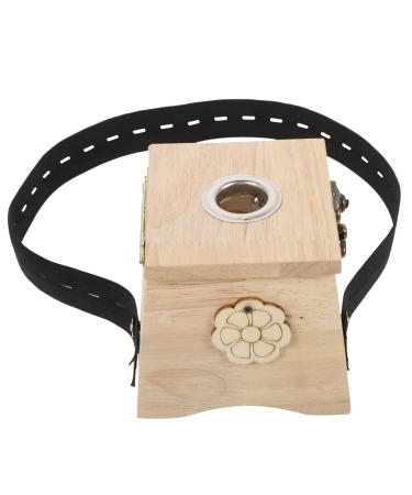 Gleavi box moxibusion box made of solid wood Moxas storage box Portable Moxibuscy Easy-Moxas holder Hand massage devices MOXA-stick balsamic fabric box wooden household