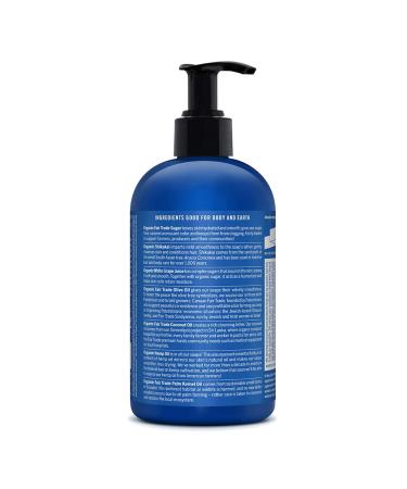 Dr. Bronner's Organic Peppermint Sugar Soap 12 oz - 4-in-1 Cleansing for Hands, Body, Face & Hair - Vegan & Non-GMO - Made with Organic Oils, Sugar & Shikakai Powder - Buy Online on GoSupps.com