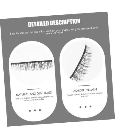 Beavorty 10Pairs Fake eyelashes magnetic false eyelashes false eyelashes magnetic make up accessories Eye Makeup Supply Women Eyelashes Girl Makeup Eyelashes cosmetic nude makeup 5d - Buy Online on GoSupps.com