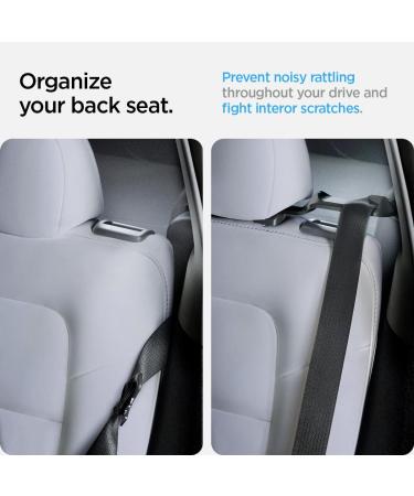 Buy Spigen Tesla Model Y Car Rear Seat Safety Belt Clip Accessories - Vehicle Seat Belt Adjuster 2 Pack - Black for Safety & Comfort - Buy Online on GoSupps.com