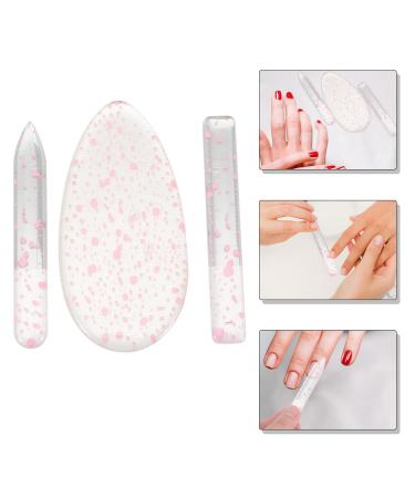 Premium Glass Nail File Set with Callus Remover & Dead Skin Rasp Perfect Nail Buffer for Manicure | International Shipping - Buy Online on GoSupps.com