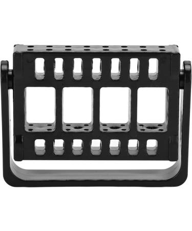 Nail Drill Bit Holder Stand Suitable Size Durable Professional Save Space Nail Drill Bits Storage Container for Grinding Tools for Nail Salon Home Use(black) - Buy Online on GoSupps.com