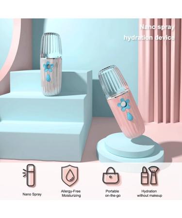 kawehiop Facial Mist Sprayer Skin Care Personal Face Nebulizer Portable Household Cool Spray Atomizer Handheld Mister Humidifier - Buy Online on GoSupps.com