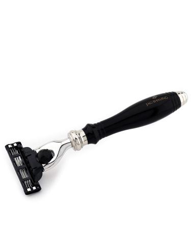 Triple Edge Shaving Cartridge Razor with Resin Handle & Stainless Steel Stand - International Shipping Available - Buy Online on GoSupps.com