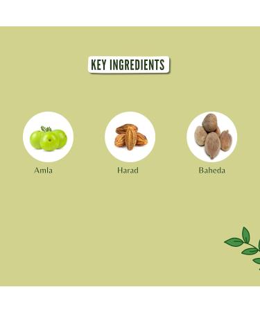 Triphala Extract 500mg - 60 Vegetarian Capsules | Amla Baheda & Harad Extract | | All Natural | 100% Vegan | Gluten-Free. Triphala 60 Count (Pack of 1) - Buy Online on GoSupps.com