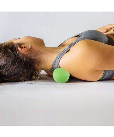 Magiclulu Yoga Accessories - 2st Yoga Ball Self-Massage Tool & Pilates Massage Balls for Feet Back & Muscle Roller - Fascia Balls in Medium Green - Buy Online on GoSupps.com