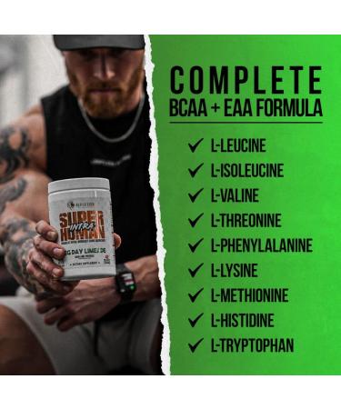 ALPHA LION Superhuman Intra Workout Powder for Men & Women Amino Acids Drink Muscle Recovery Supplement BCAA Powder Electrolytes & Hydration Mix (42 Servings Lime Flavor) Legday Limeade - Buy Online on GoSupps.com