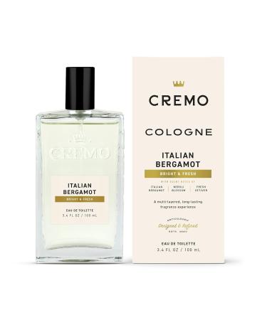 Cremo Italian Bergamot Spray Cologne For Men A Combination of Italian Bergamot Neroli Blossom and Fresh Vetiver 3.4 Fl Oz - Buy Online on GoSupps.com