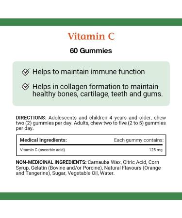 Nature's Bounty Vitamin C Gummies Supplement Helps Maintain Immune Function 60 Gummies Orange 60 count (Pack of 1) - Buy Online on GoSupps.com