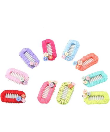 10Pcs Cute Flower Pet Hair Clips | Dog & Cat Grooming Headwear Accessories - Buy Online on GoSupps.com