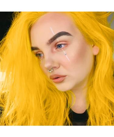 Manic Panic Sunshine Classic Creme - Vegan & Cruelty Free Yellow Semi-Permanent Hair Dye (2 x 118ml) | Brighten Your Look! - Buy Online on GoSupps.com