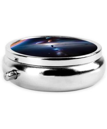 Fascinating 3 Compartment Round Pill Box - Portable Travel Pill Organizer for International Shipping - Buy Online on GoSupps.com