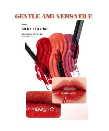 4 Colors Hydrating Glossy Liquid Lipstick Set | Moisturizing Lip Gloss & Long Lasting Lip Stain for Women - Buy Online on GoSupps.com