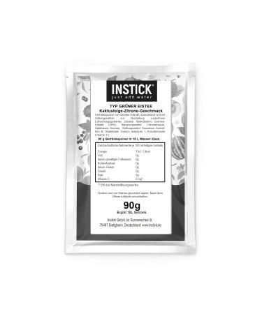 Intick Sugar-Free Instant Iced Tea | Cactus Fig & Lemon | Vegan Green Tea Drink Powder | 18L Pack | Low Calorie & Vitamin C Boost - Buy Online on GoSupps.com