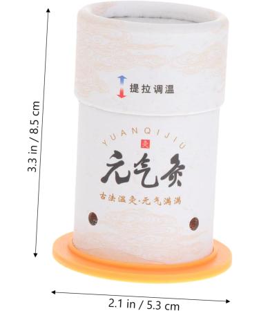 Beavorty Moxibustion Box for Back Pain Relief | Moxa Massage Burner & Moxibusco Tube | International Shipping - Buy Online on GoSupps.com