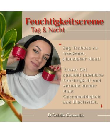 D'Aniello It consists of 2 x 125 ml facial cream with original argan oil day and night Day and night treatment Facial care cream - Buy Online on GoSupps.com