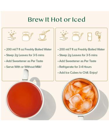 Vahdam Original Chai Spiced Black Tea 200g | Authentic Masala Chai | Premium Blend of Cinnamon Cardamom Cloves & Black Pepper | Brew Your Perfect Chai Latte - Buy Online on GoSupps.com