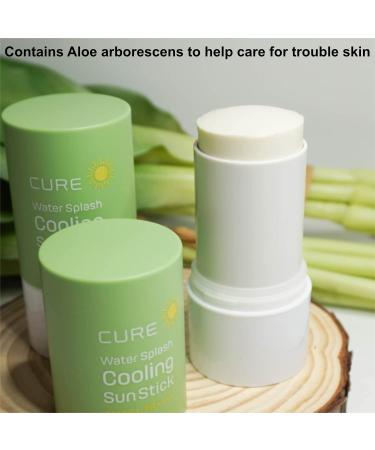 Kim Jeong Moon Aloe CURE Water Splash Cooling Sun Stick SPF 50+ PA++++ 23g | Soothing UV Protection Sunscreen - Buy Online on GoSupps.com