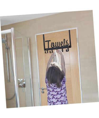 Ciieeo Over Door Towel Rack Hat Hanger Hook Over The Door Hanger Door Towel Hanger Door Hanging No Nails - Buy Online on GoSupps.com