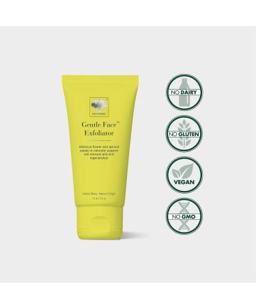 New Nordic Gentle Face Exfoliator with Hibiscus Flowers and Apricot Seeds - Promotoes Skin Renewal - All Skin Types - For Daily Use - 75ml - Buy Online on GoSupps.com