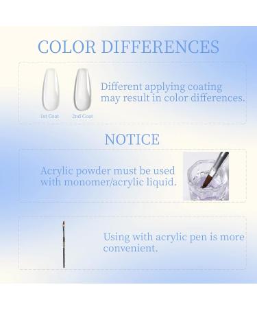 ROSALIND 4.2oz Clear Acrylic Nail Powder for Professional Nail Extensions - No Lamp Needed Ideal for French Nails & Carving - Buy Online on GoSupps.com