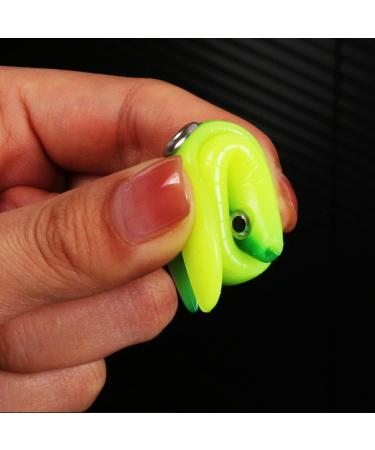 10 Pcs Soft Bionic Swimming Fishing Lures Loach Artificial Bait with Rotating Spins Tail - Slow Sinking Bass Swimbaits for Saltwater/Freshwater - Mixed Color 5pcs - Buy Online on GoSupps.com