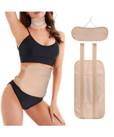 Castor oil pack 2 pieces Castor Oil Pack Kit reusable castor oil pack thyroid oil pack kit castor oil pack for liver detoxification constipation muscle pain ... (style 1) style 1
