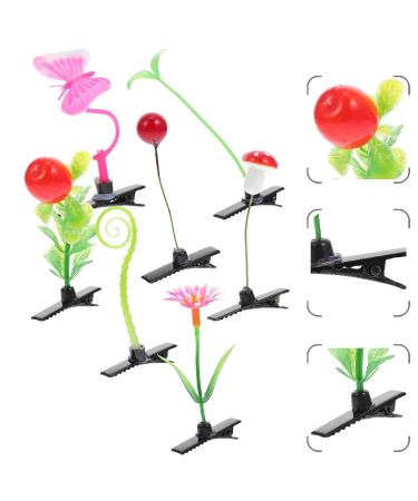 Bean Sprout Hair Clip Set - 28pcs Plant Hairpins for Women, Girls, Kids - Cute Novelty Headwear for Parties - Buy Online on GoSupps.com