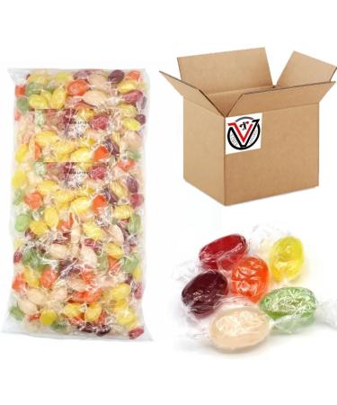 VIMIX Garden Fruits Sweets Bag - Fruit Flavour Hard Boiled Sweets with a Sweet Liquid Filling (3kg) - Buy Online on GoSupps.com