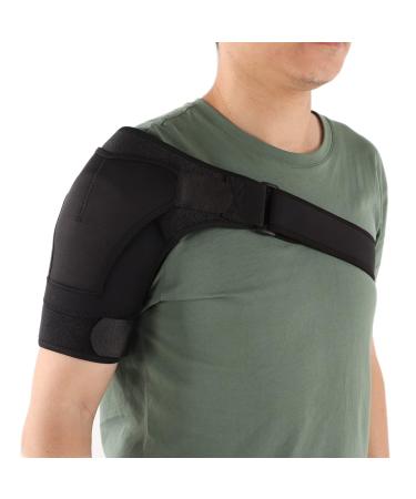Uxsiya Breathable Adjustable Single Shoulder Brace Support for Men & Women | Sports Injury Relief & Comfort - International Shipping Available - Buy Online on GoSupps.com