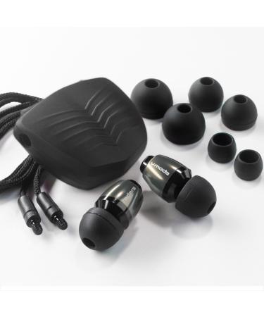 V-MODA Faders Tuned Metal Earplugs - Gunmetal Black | Standard Packaging - Buy Online on GoSupps.com