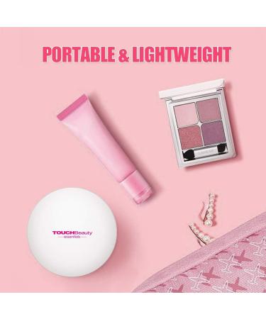 TOUCHBeauty Rechargeable Makeup Mirror with Light | 1x/2x Magnification | Compact & Ultrathin for Travel - Buy Online on GoSupps.com