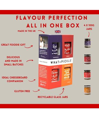 Deluxe Pickle Gift Box - 4 Assorted Flavors (4x100g) - Buy Online on GoSupps.com