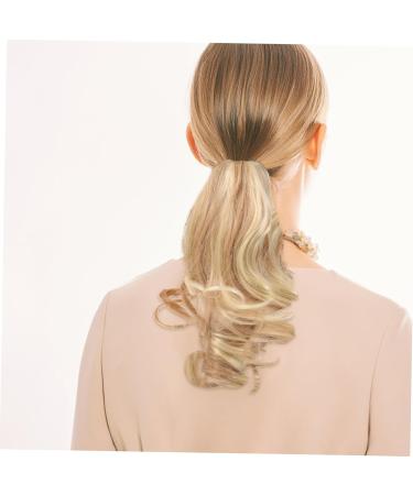 Angoily extend High temperature wire Hair piece Donut long curly hair pieces claw clips for curly hair curly wig bun short human hair wigs curls short hair wigs short hair - Buy Online on GoSupps.com