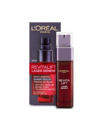 L'Oreal Revitalift Laser Renew Serum (X3) 30ml/1oz - Anti-Aging Skincare - Buy Online on GoSupps.com
