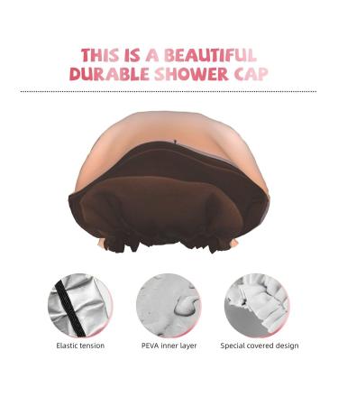 Desert Lonely Shadow Printed Shower Cap - Waterproof & Adjustable for All Hair Types - Women's Bath Cap - Buy Online on GoSupps.com