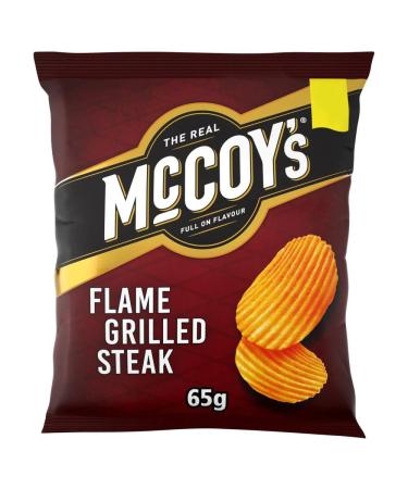 McCoy's Flame Grilled Steak Sharing Crisps 65g-Food