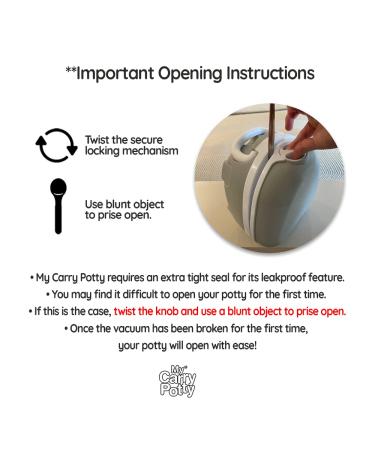 Fox Travel Potty - Portable Toddler Toilet Seat by My Carry Potty | Award-Winning Kids' Toilet Seat for On-the-Go Use - Buy Online on GoSupps.com