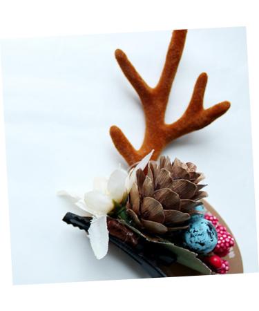 minkissy 1 Pair Antler Hairpin Hair Clips for Babies Toddler Hair Clips Reindeer Hairpin Fawn Horn Hair Clips Kids Barrettes for Hair Baby Hair Clips Antler Headwear Child Antlers Cosplay - Buy Online on GoSupps.com