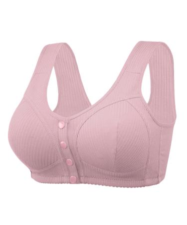 Women Clothing Comfortable BH in the wrap tank -top style with large size buckle at the front thin cotton -free bra comfort sexy wrap -up tank top women underwear for women ros gold 40