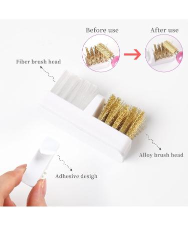 30 Holes Nail Drill Holder with Removable Cleaning Brush - 2 in 1 Storage Box for Nail Art Drill Bits & Organizers - Dust Collector Violet - Buy Online on GoSupps.com