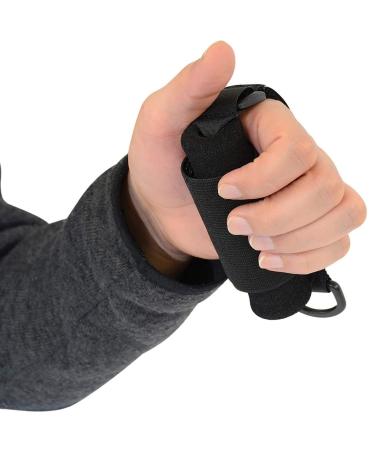 Support Belt for Utensil Adaptive Eating Holders Cutlery Belt Arthritis Disabled Patient Dining Scoop Utensil with Support Bel