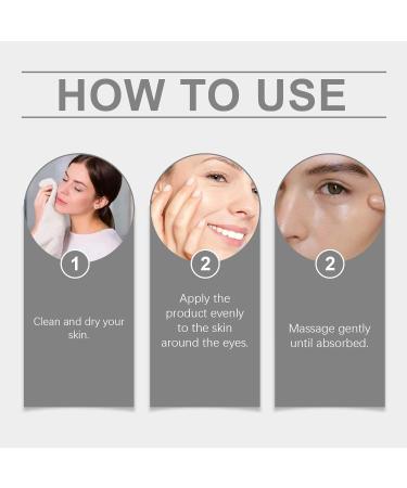 Cr me Contour Des Yeux Revitalisante en Stick R duit Les Poches et Les Cernes - Formule Hydratante la Cire D'abeille Blanche Texture L g re Non Grasse(4pcs) - Buy Online on GoSupps.com