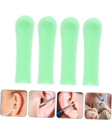 Baluue 12pcs Soft Silicone Ear Cleaner Sleeves Replacement Tips for Ear Wax Removal Compatible and Reusable Safe Cleaning Tool - Buy Online on GoSupps.com