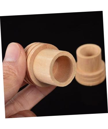 Minkissy 40 STK MOXA Fire Extinguisher Massage Rolls - Wooden Moxa Accessories for Effective Bleeding Relief - Buy Online on GoSupps.com