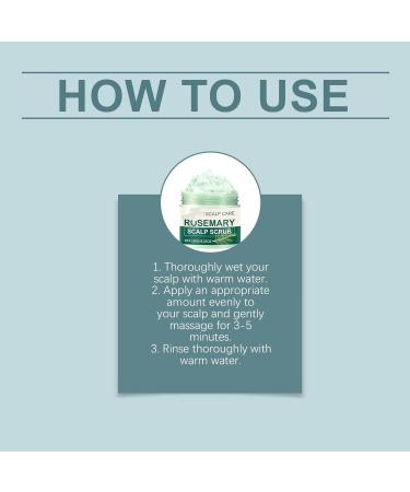 Gommage du cuir chevelu au romarin - Traitement exfoliant pour les pellicules et le cuir chevelu gras 120 g / 4 23 oz exfoliant apaisant et nettoyant en profondeur l'huile de romarin (4PCS) - Buy Online on GoSupps.com