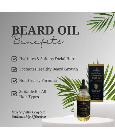 Nourishing Beard Oil | Rosemary & Mint for Strong Healthy Growth | Soft & Manageable Beards | Premium Quality | 4 oz - International Shipping Available - Buy Online on GoSupps.com